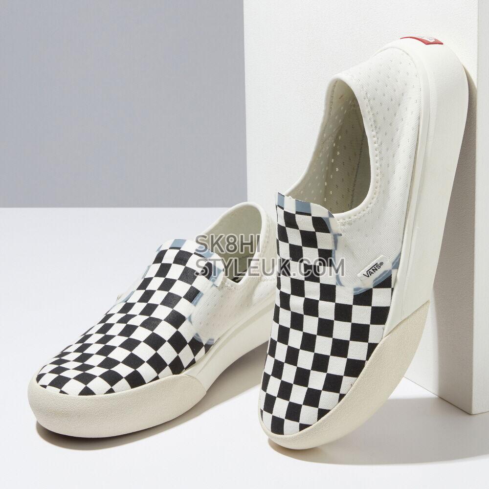 Vans Comfycush One Mens Womens - (Checkerboard) Marshmallow/Black VN0A45J5Q4O Shoes