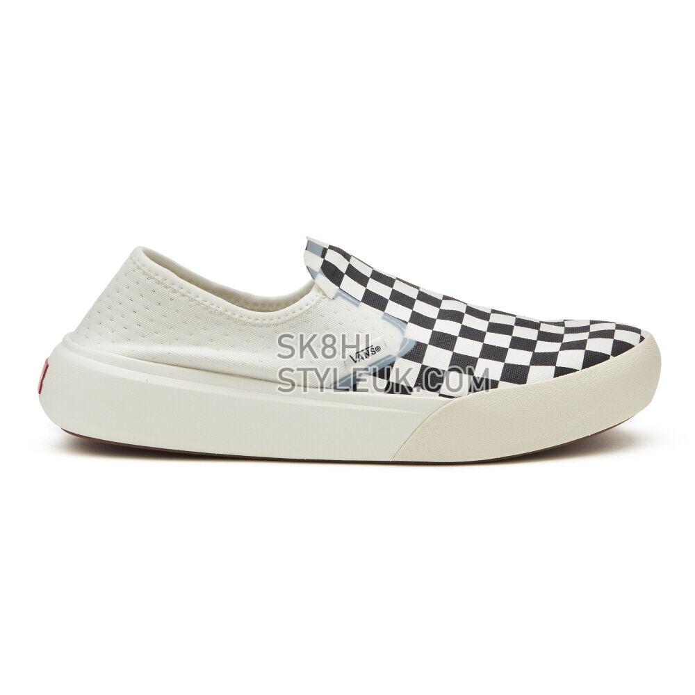 Vans Comfycush One Mens Womens - (Checkerboard) Marshmallow/Black VN0A45J5Q4O Shoes