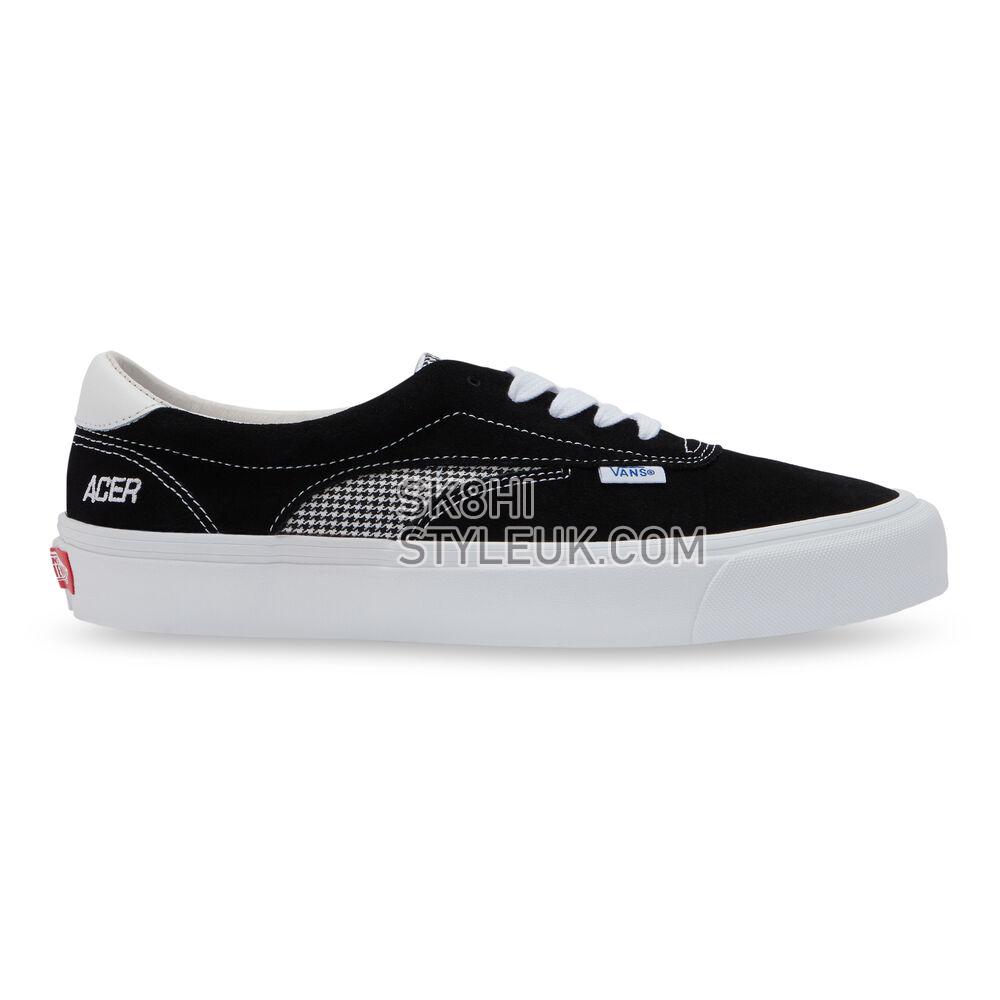 Vans Staple UA Acer NI SP Mens Womens - (Houndstooth) Black/True White VN0A4UWY5Q5 Shoes