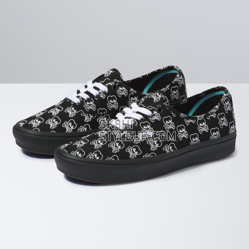 Vans Coldhearted Comfycush Authentic Mens Womens - (Coldhearted) Black/True White VN0A3WM7B1C Shoes