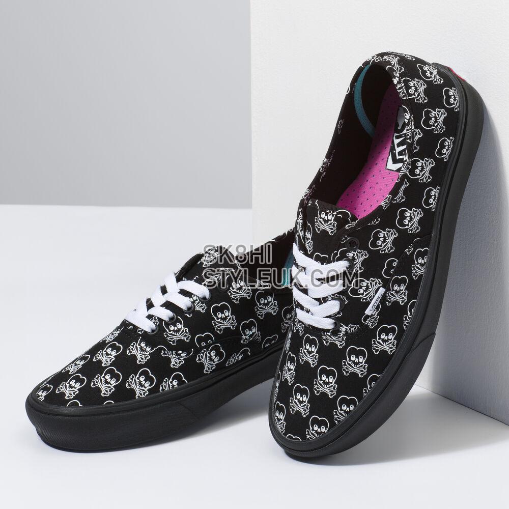 Vans Coldhearted Comfycush Authentic Mens Womens - (Coldhearted) Black/True White VN0A3WM7B1C Shoes