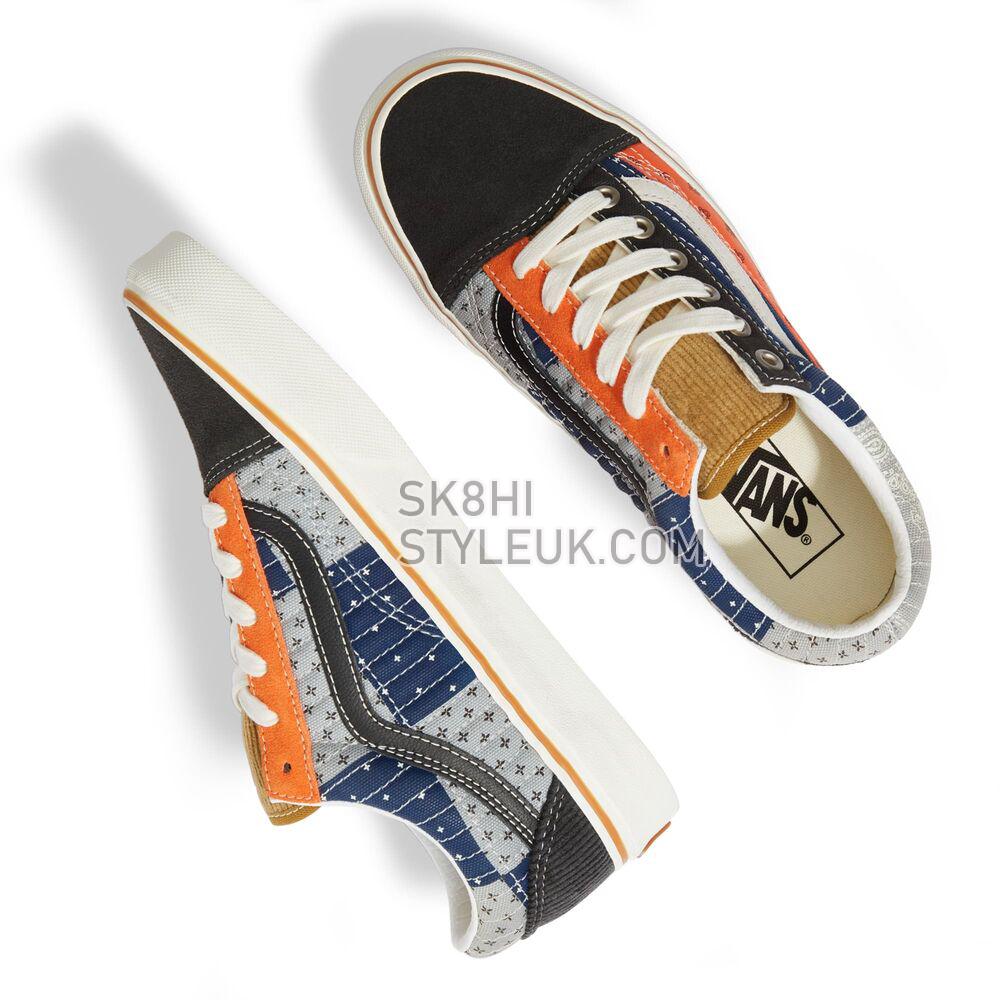 Vans Quilted Bandana Old Skool Mens Womens - (Quilted Bandana) Multi/Marshmallow VN0A7Q2JBCK Shoes