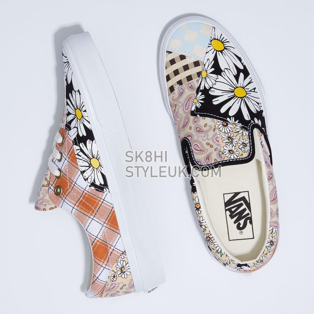 Vans Meadow Patchwork Classic Slip-On Mens Womens - Meadow Patchwork Multi/True White VN0A5AO8420 Shoes