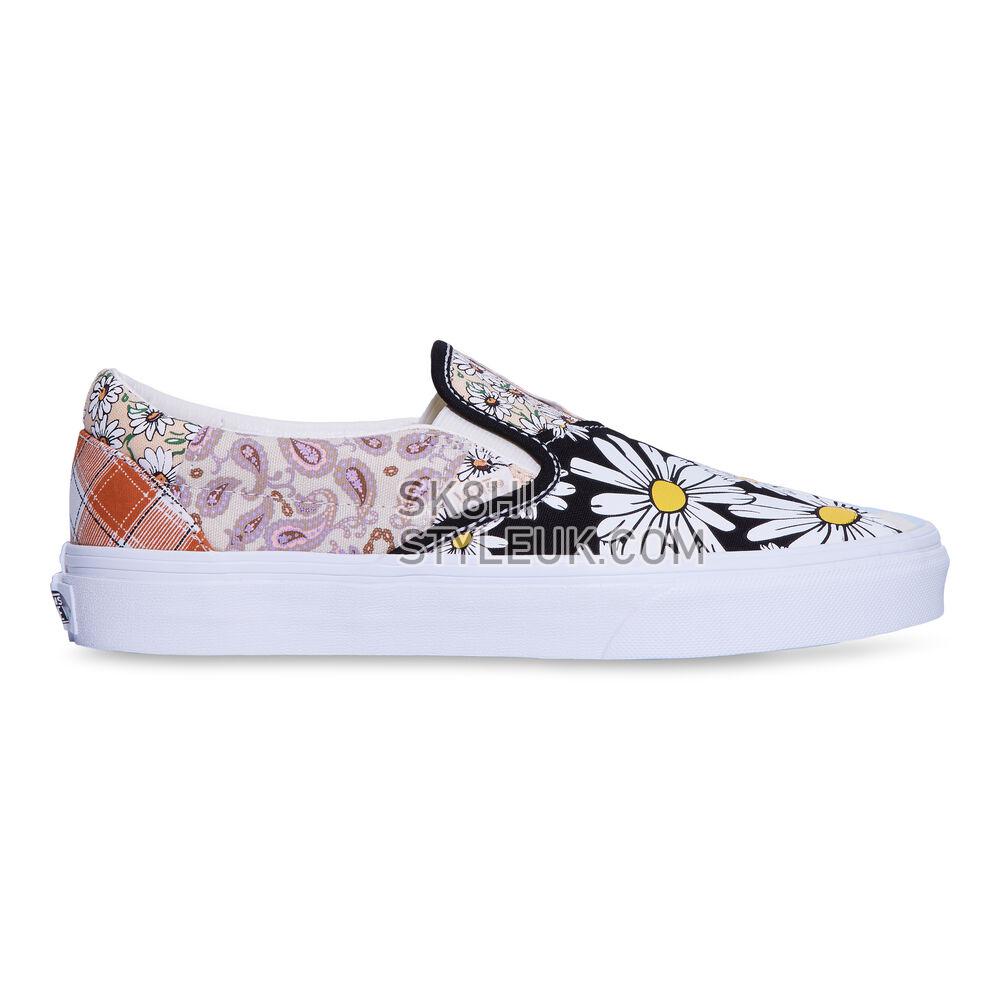 Vans Meadow Patchwork Classic Slip-On Mens Womens - Meadow Patchwork Multi/True White VN0A5AO8420 Shoes