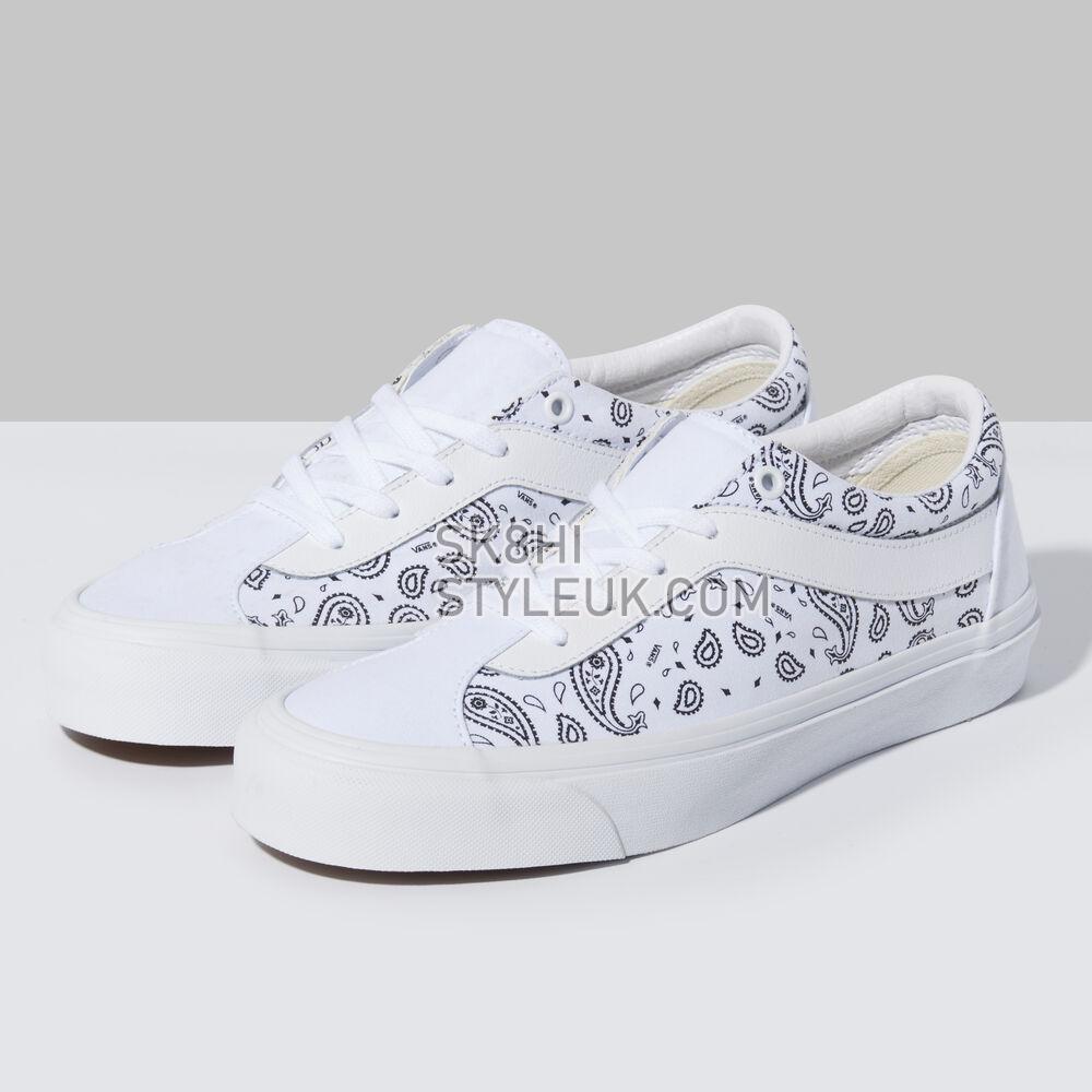 Vans Paisley Bold NI Mens Womens - Paisley True White/Black VN0A3WLP42M Shoes