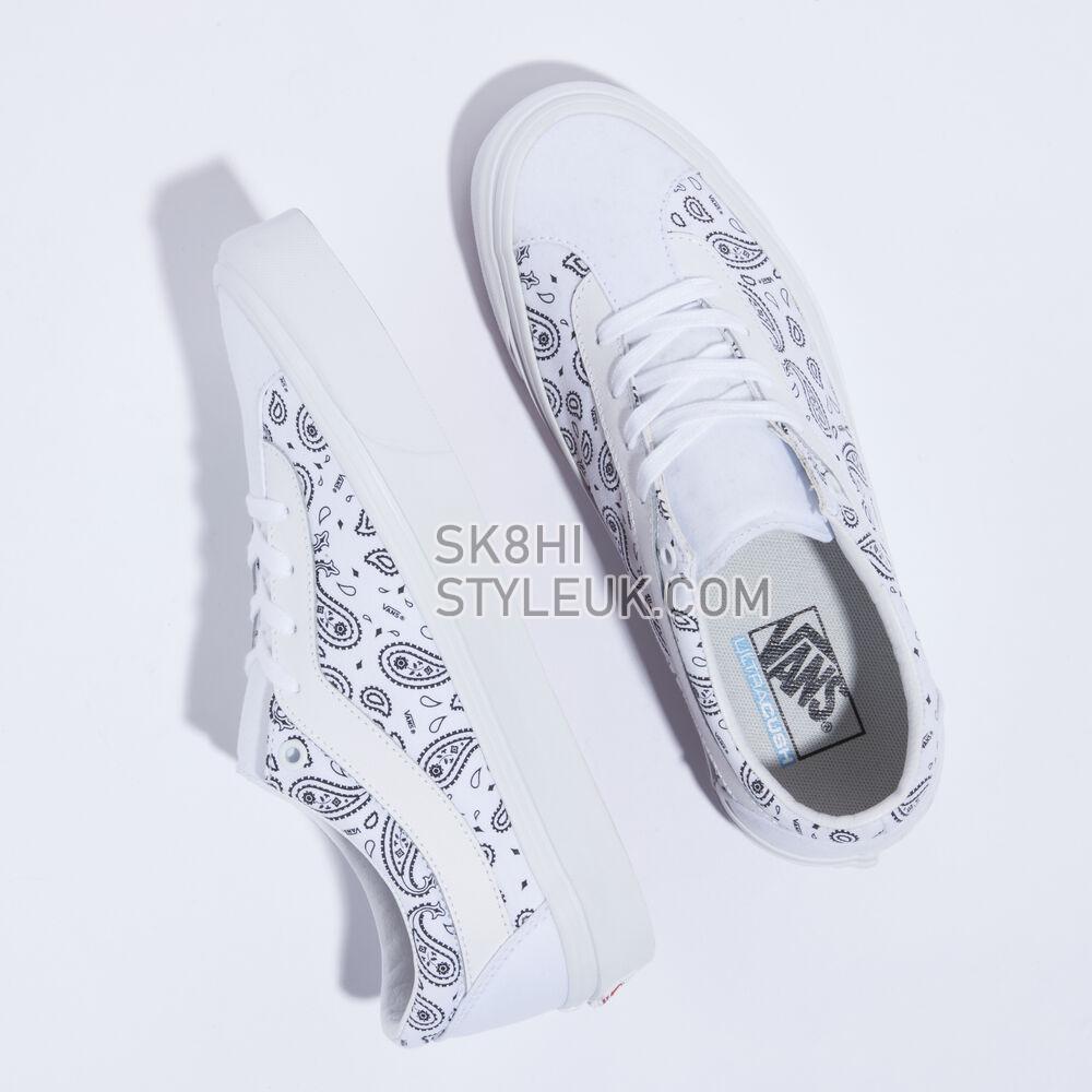 Vans Paisley Bold NI Mens Womens - Paisley True White/Black VN0A3WLP42M Shoes