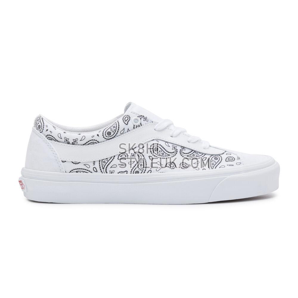 Vans Paisley Bold NI Mens Womens - Paisley True White/Black VN0A3WLP42M Shoes