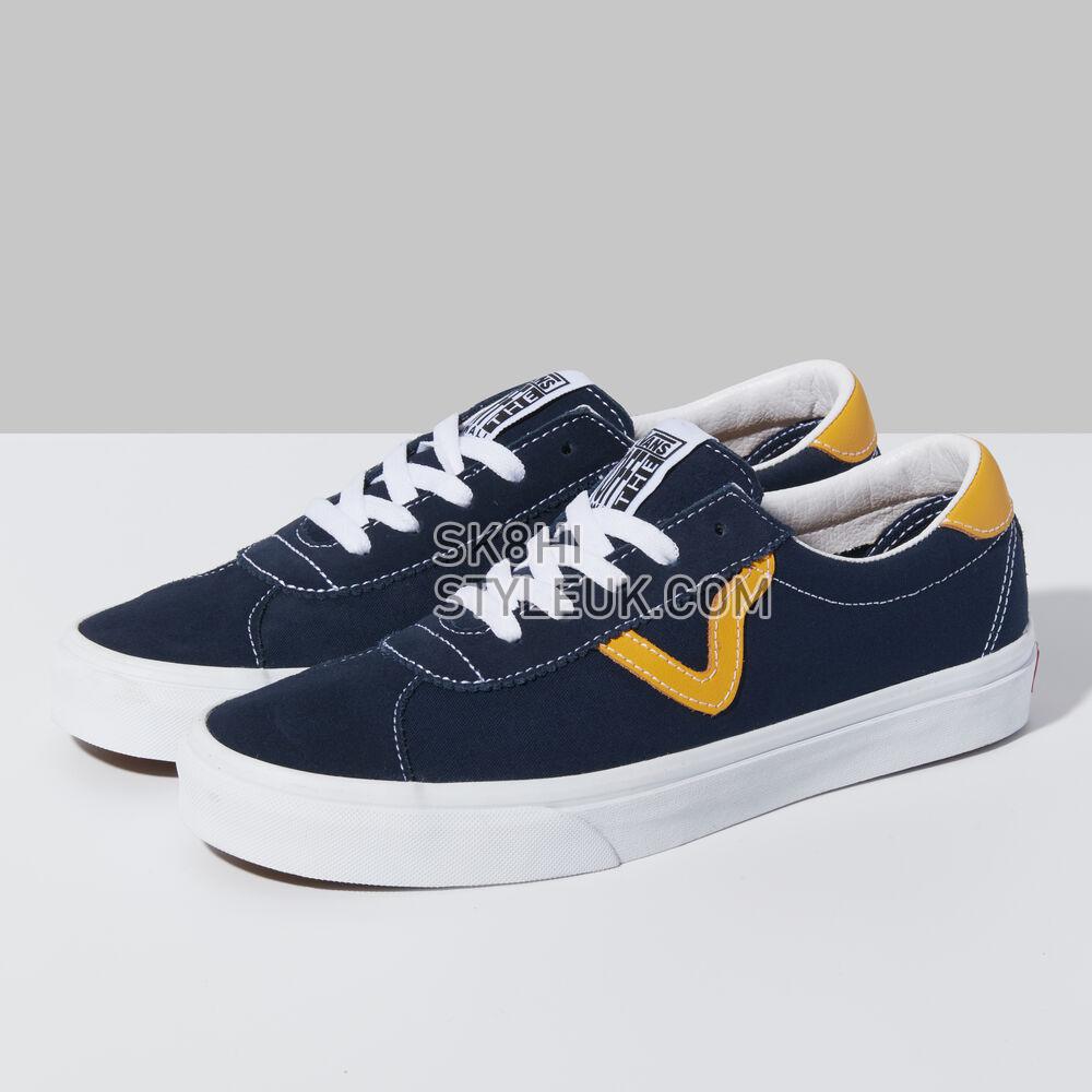 Vans Sport Mens Womens - Classic Sport Dress Blues/Saffron VN0A4BU64PL Shoes