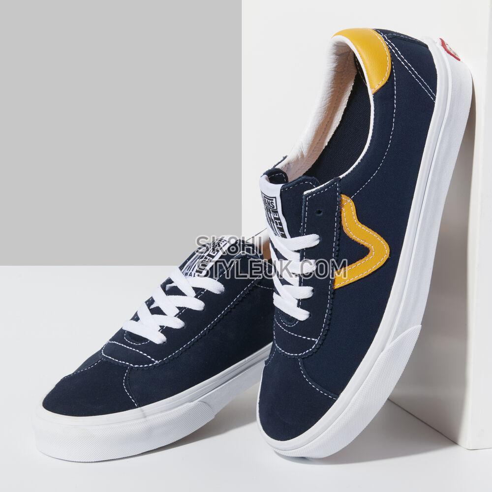 Vans Sport Mens Womens - Classic Sport Dress Blues/Saffron VN0A4BU64PL Shoes