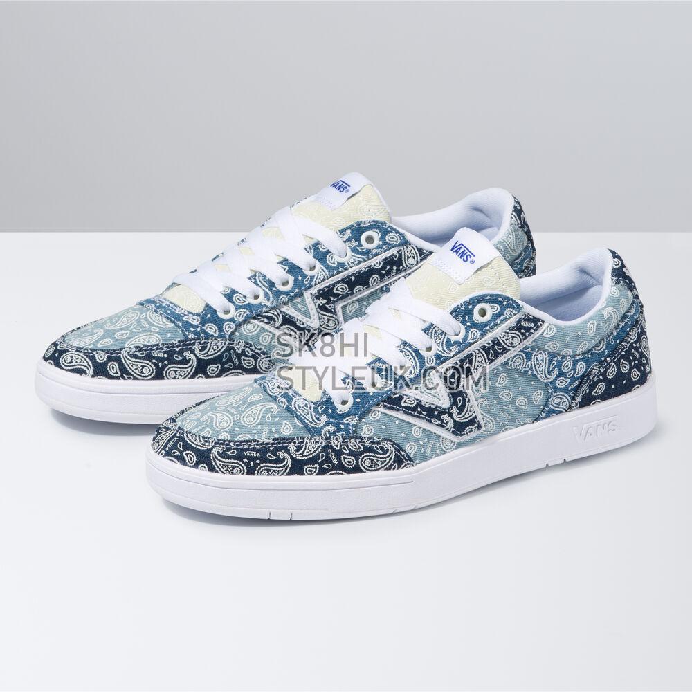 Vans Lowland CC Mens Womens - (Bandana) Multi/True White VN0A7TNLASN Shoes