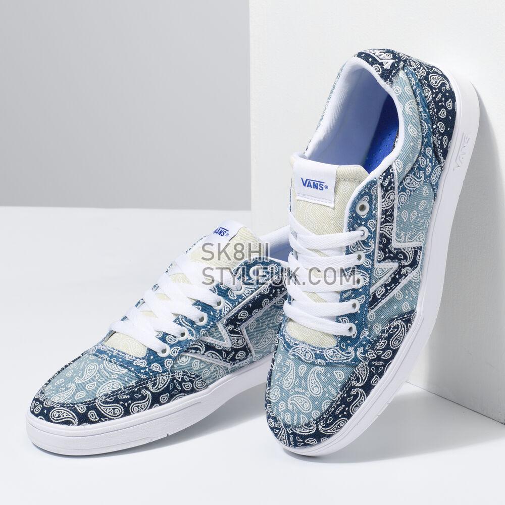 Vans Lowland CC Mens Womens - (Bandana) Multi/True White VN0A7TNLASN Shoes