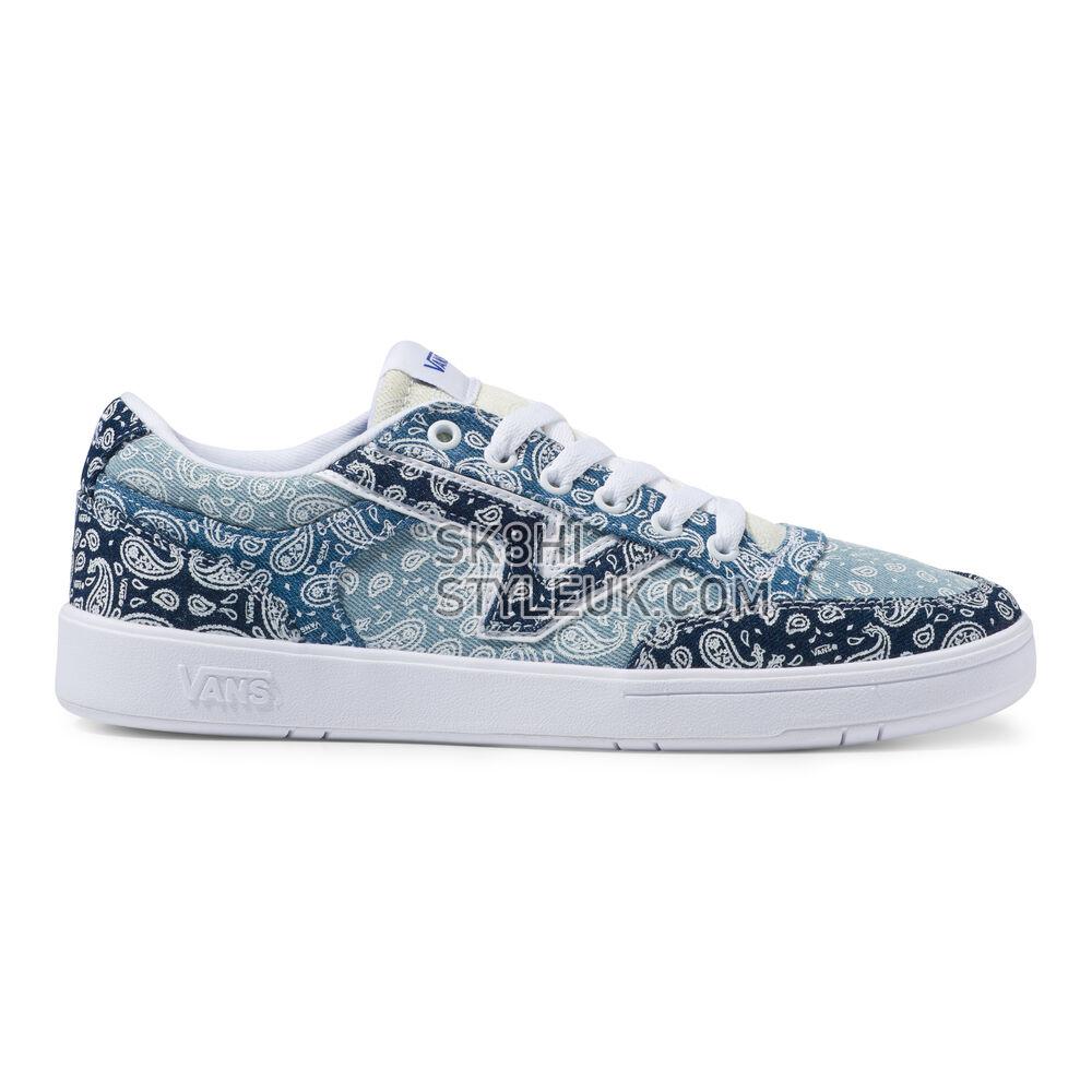 Vans Lowland CC Mens Womens - (Bandana) Multi/True White VN0A7TNLASN Shoes