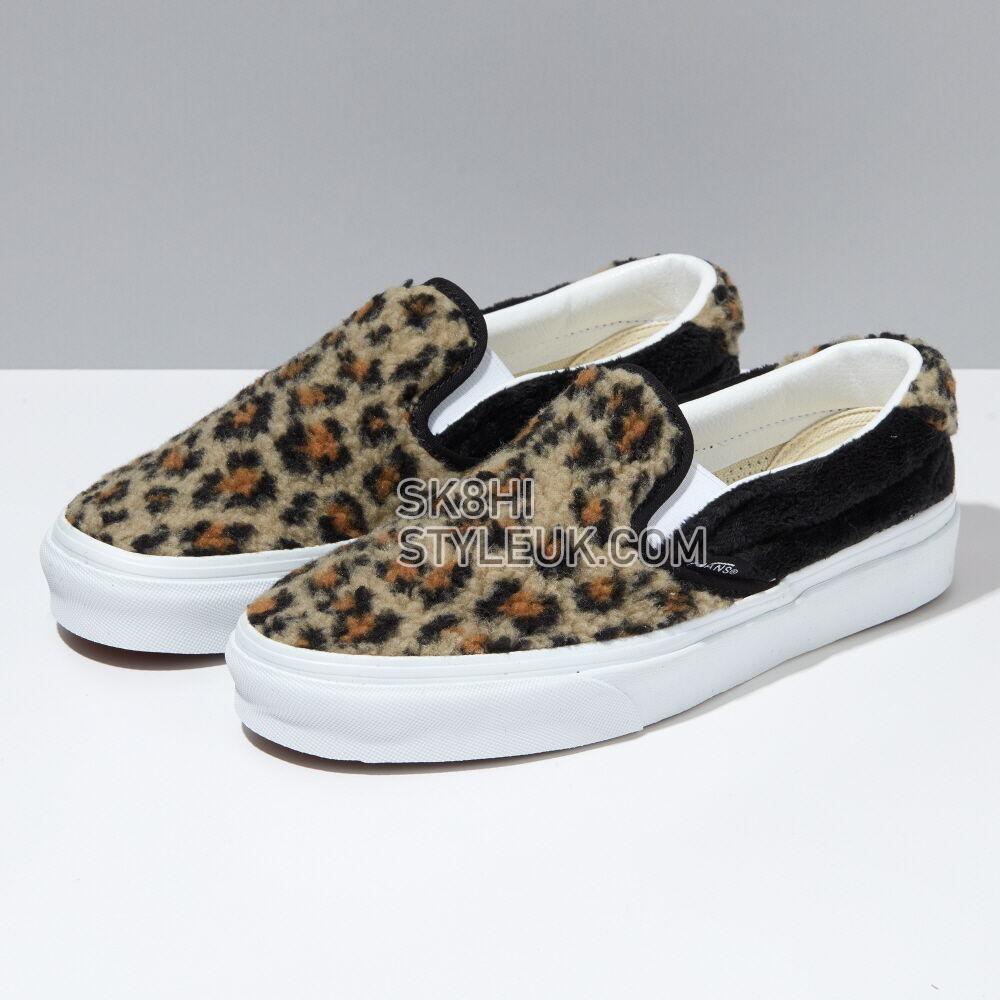 Vans Sherpa Slip-On 59 Mens Womens - (Sherpa) Leopard/Black VN0A38GU6BX Shoes