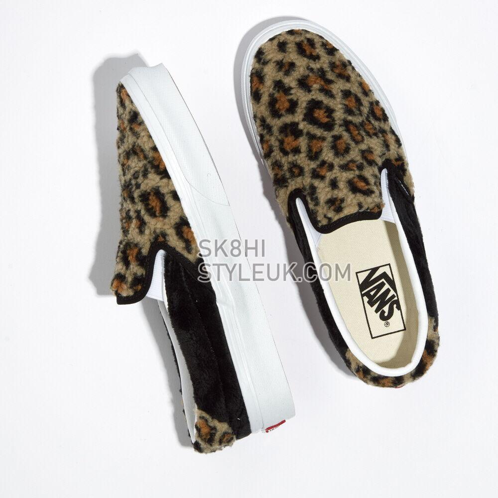 Vans Sherpa Slip-On 59 Mens Womens - (Sherpa) Leopard/Black VN0A38GU6BX Shoes