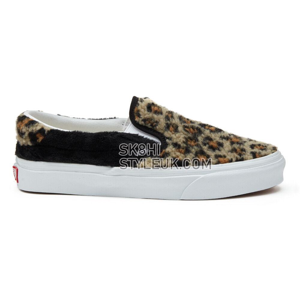 Vans Sherpa Slip-On 59 Mens Womens - (Sherpa) Leopard/Black VN0A38GU6BX Shoes