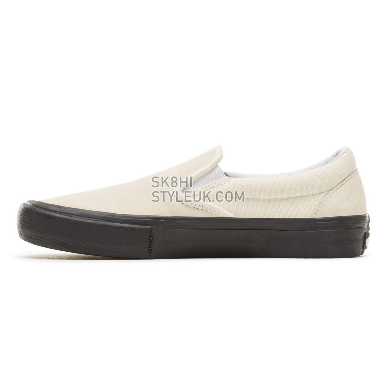 Vans Slip-On Pro Classic Mens Womens - Classic White/Black V0097MU20 Shoes