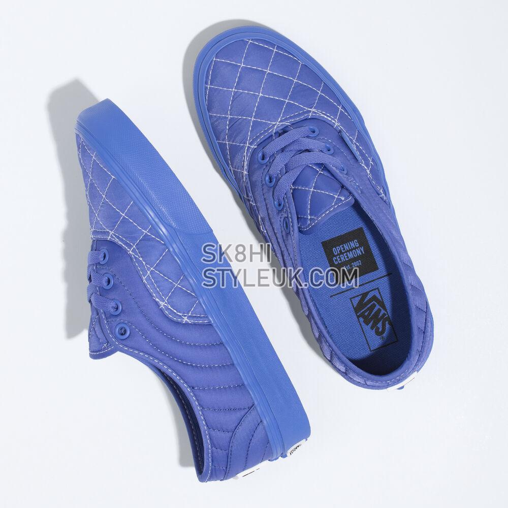 Vans x Opening Ceremony Authentic Qlt Mens Womens - Baja Blue VN0A5HV3ZQ0 Shoes