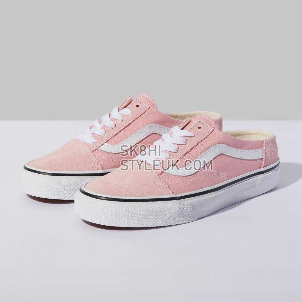 Vans Old Skool Mule Mens Womens - Powder Pink/True White VN0A4P3Y9AL Shoes