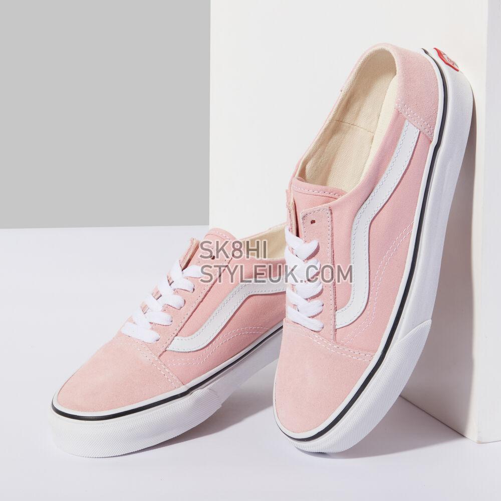 Vans Old Skool Mule Mens Womens - Powder Pink/True White VN0A4P3Y9AL Shoes