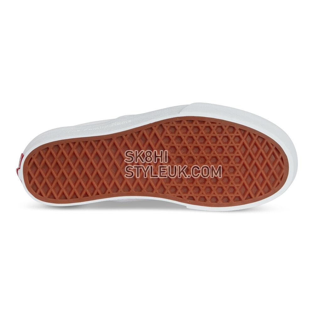 Vans DIY Checkerboard Classic Slip-On Platform Mens Womens - (Diy Checkerboard) True White VN0A3JEZ8AX Shoes