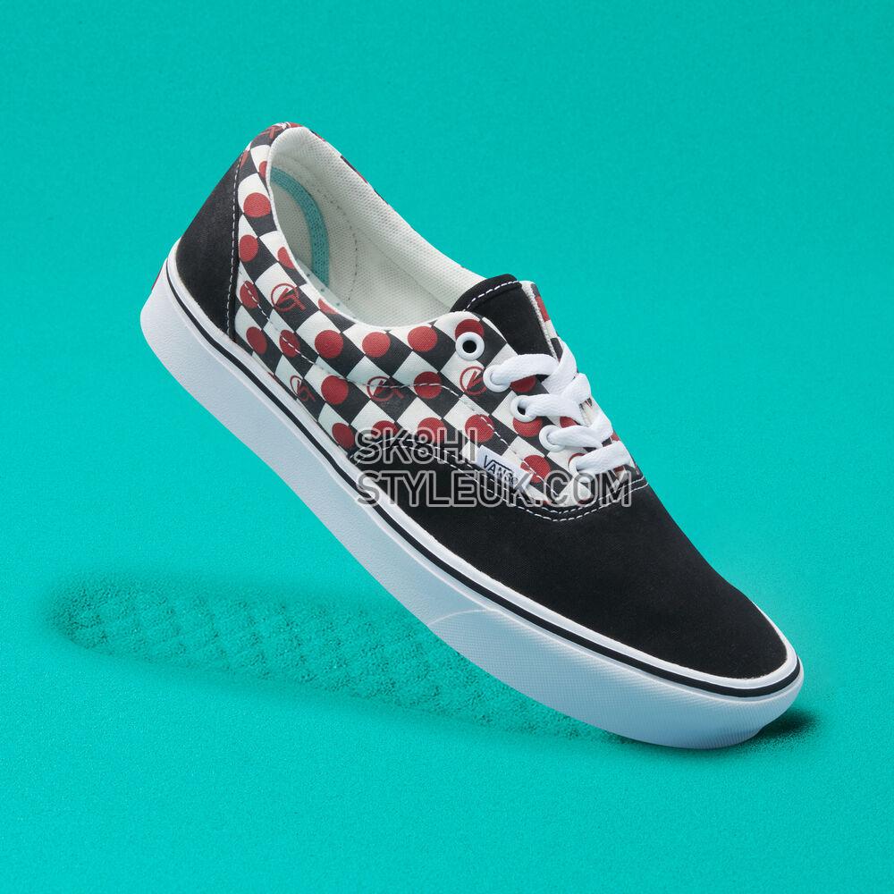 Vans Drop V Check ComfyCush Era Mens Womens - Drop V Check Black/White VN0A3WM948M Shoes