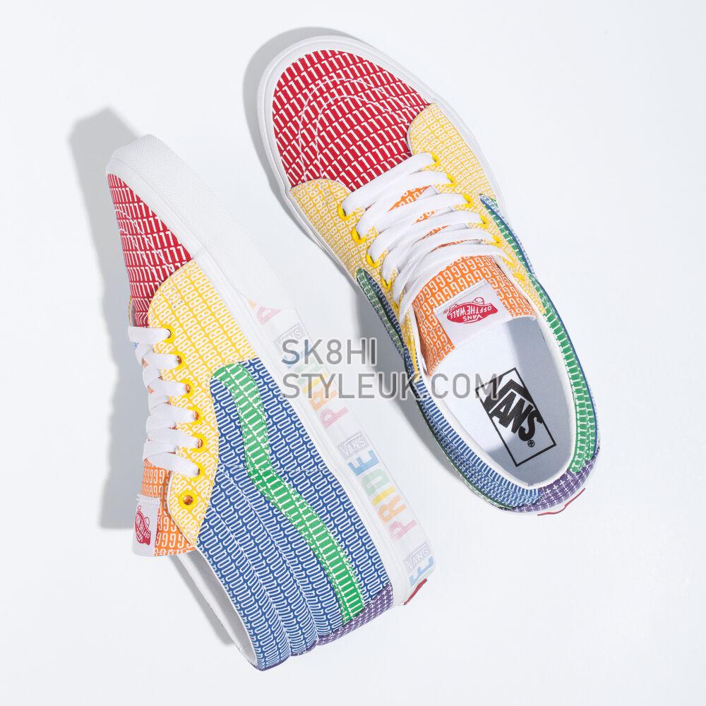 Vans Pride SK8-Mid Mens Womens - (Pride) Multi/True White VN0A3WM33WJ Shoes