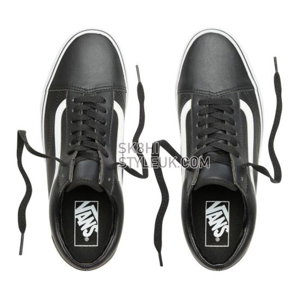 Vans Classic Tumble Old Skool Mens Womens - Black/True White VN0A38G1NQR Shoes