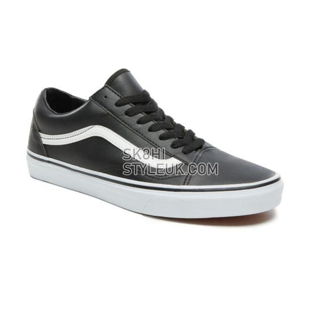 Vans Classic Tumble Old Skool Mens Womens - Black/True White VN0A38G1NQR Shoes