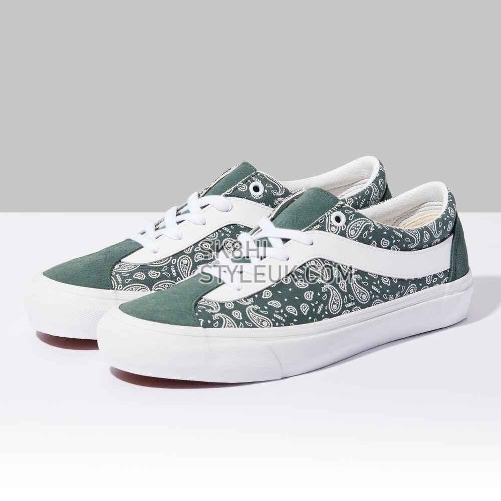 Vans Bandana Bold NI Mens Womens - (Bandana) Jungle Green/True White VN0A5DYA8GR Shoes