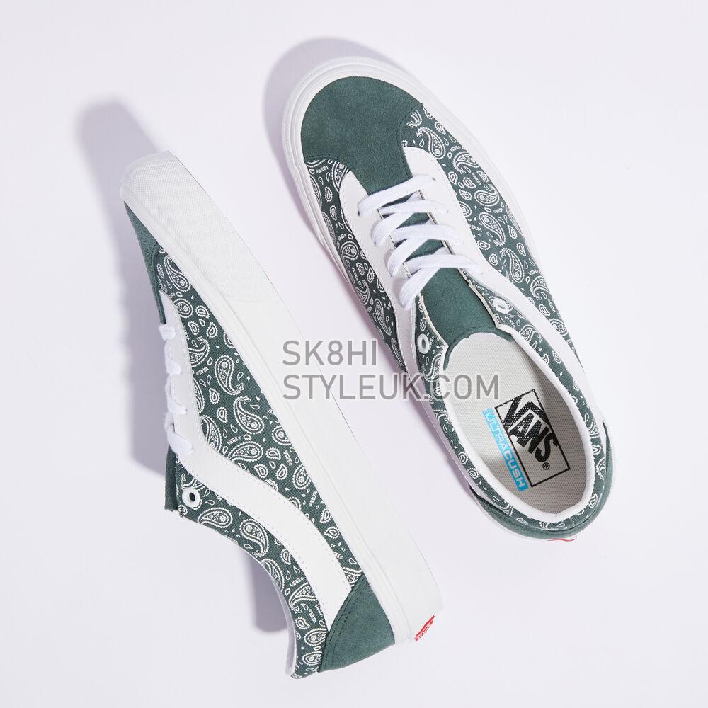 Vans Bandana Bold NI Mens Womens - (Bandana) Jungle Green/True White VN0A5DYA8GR Shoes