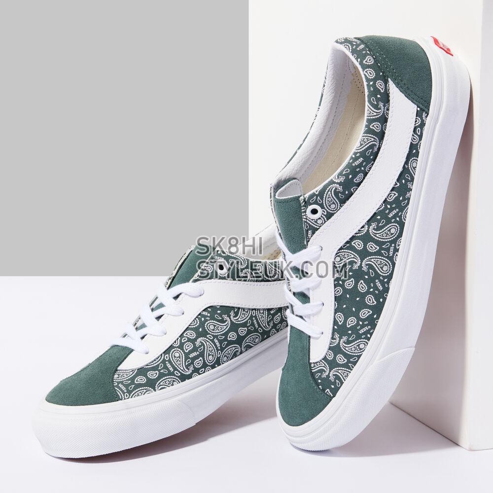 Vans Bandana Bold NI Mens Womens - (Bandana) Jungle Green/True White VN0A5DYA8GR Shoes