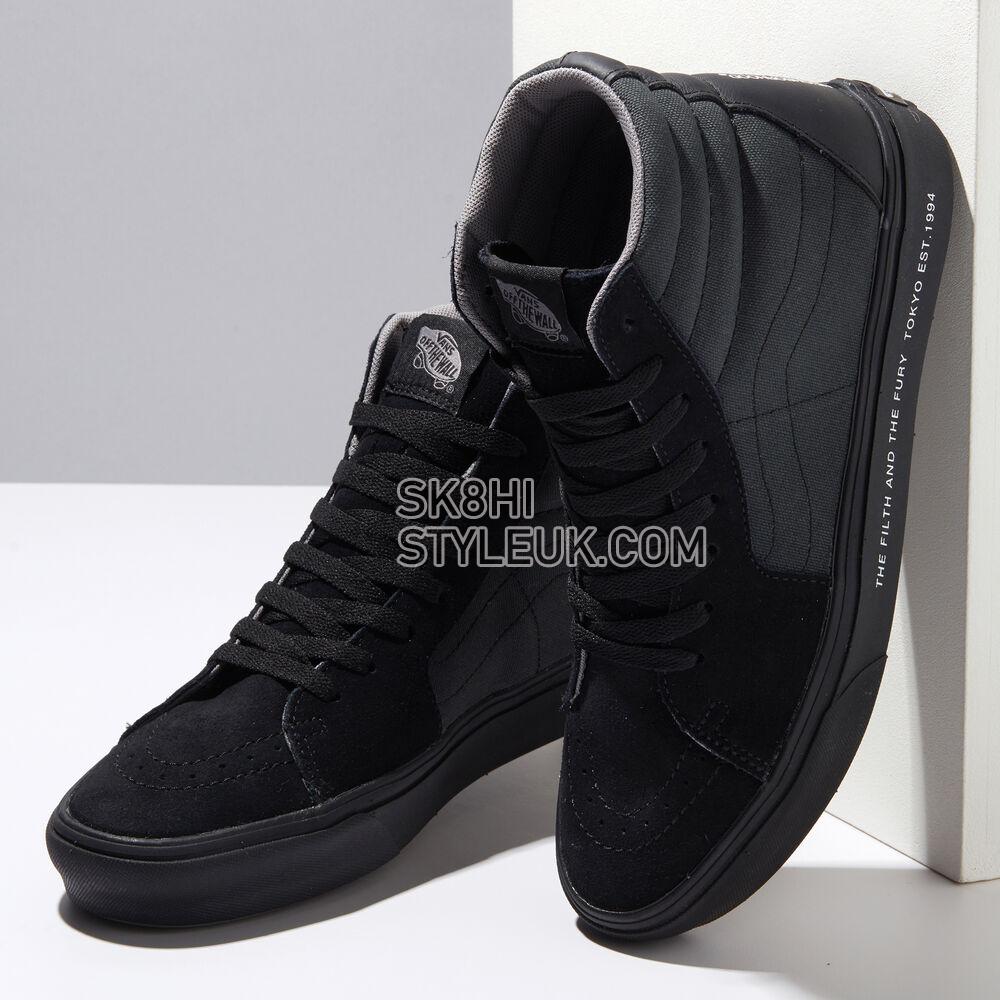 Vans ComfyCush Sk8-Hi Mens Womens - (Neighborhood) Black VN0A3WMB6E6 Shoes