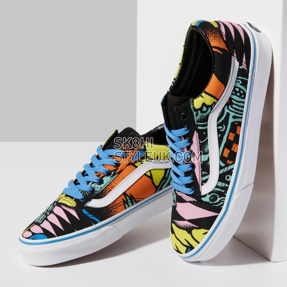 Vans OTW Art Collection Dahahm Old Skool Mens Womens - (Dahahm Checkerboard) Multi/True White VN0A5AO9452 Shoes