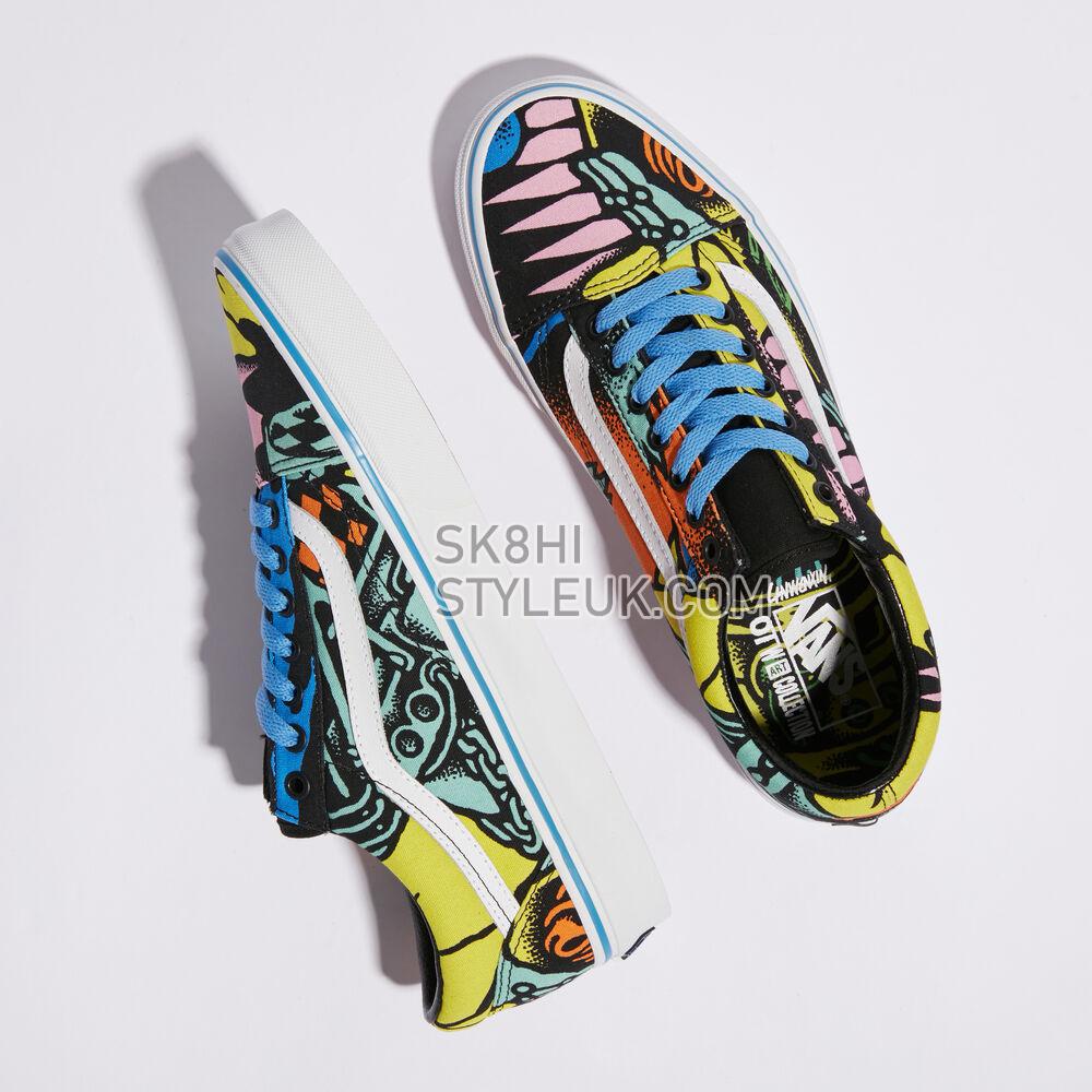 Vans OTW Art Collection Dahahm Old Skool Mens Womens - (Dahahm Checkerboard) Multi/True White VN0A5AO9452 Shoes