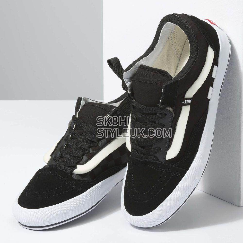 Vans Old Skool CAP Mens Womens - Black/True White VN0A4UUH6BT Shoes