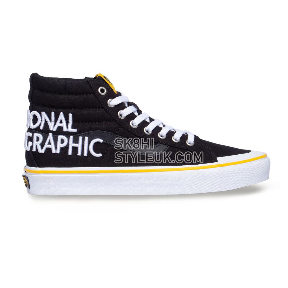 Vans X National Geographic Sk8-Hi Reissue 138 Mens Womens - National Geographic Logo VN0A3TKPXHP Shoes