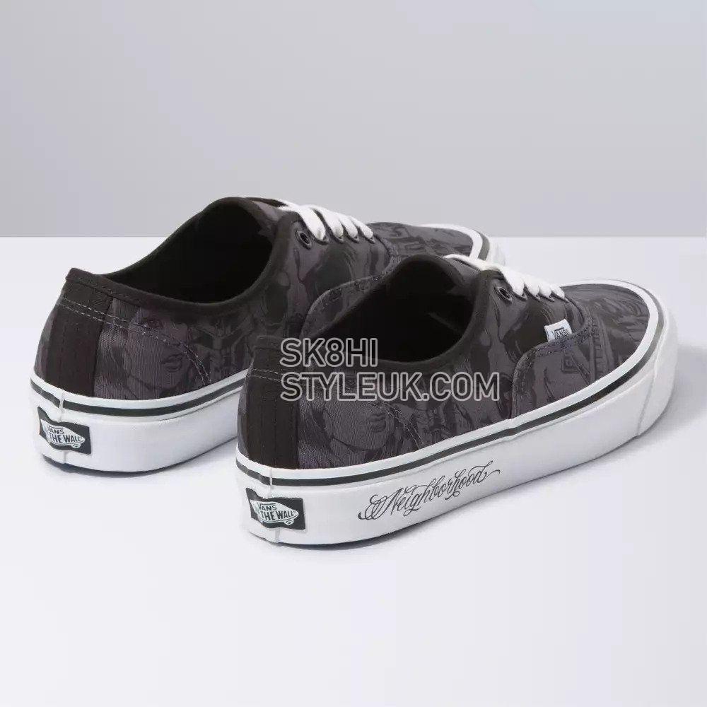 Vans Neighborhood Authentic 44 DX Mens Womens - Tattoo Print/Gargoyle/Pearl VN0A38EN00G Shoes