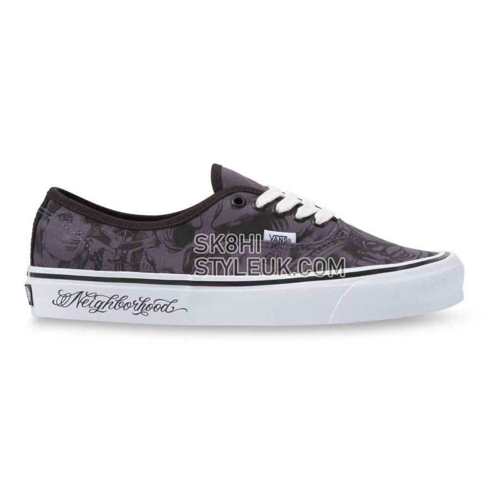 Vans Neighborhood Authentic 44 DX Mens Womens - Tattoo Print/Gargoyle/Pearl VN0A38EN00G Shoes