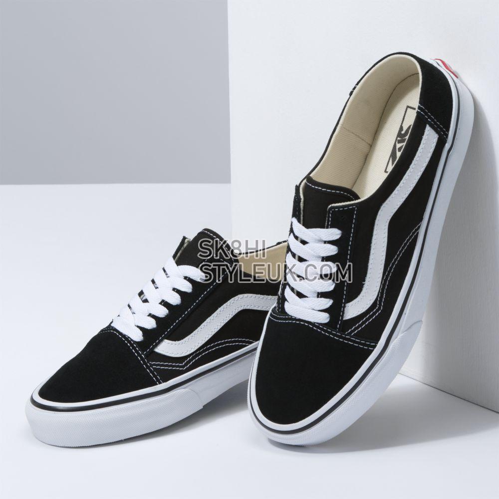 Vans Old Skool Mule Mens Womens - Black/True White VN0A3MUS6BT Shoes