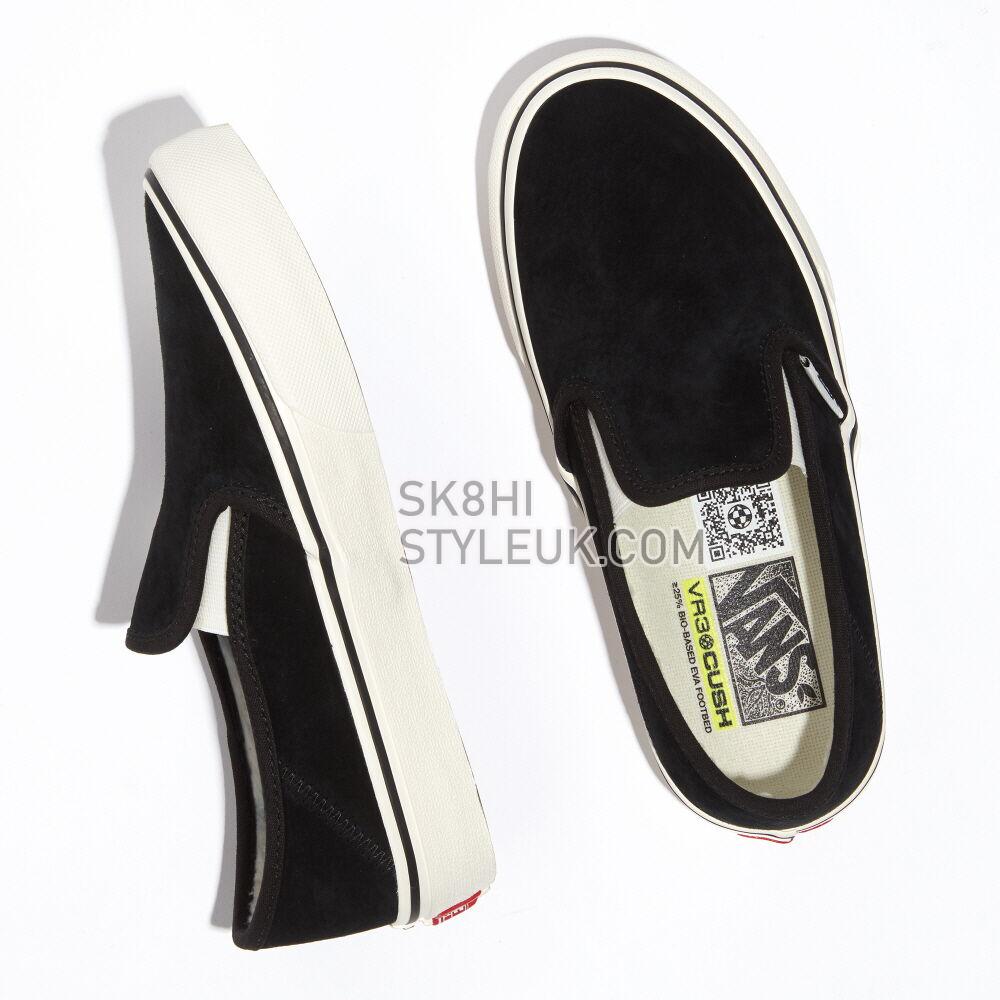 Vans Slip-On VR3 SF Mens Womens - Sherpa Black Suede VN0A4BX8S47 Shoes