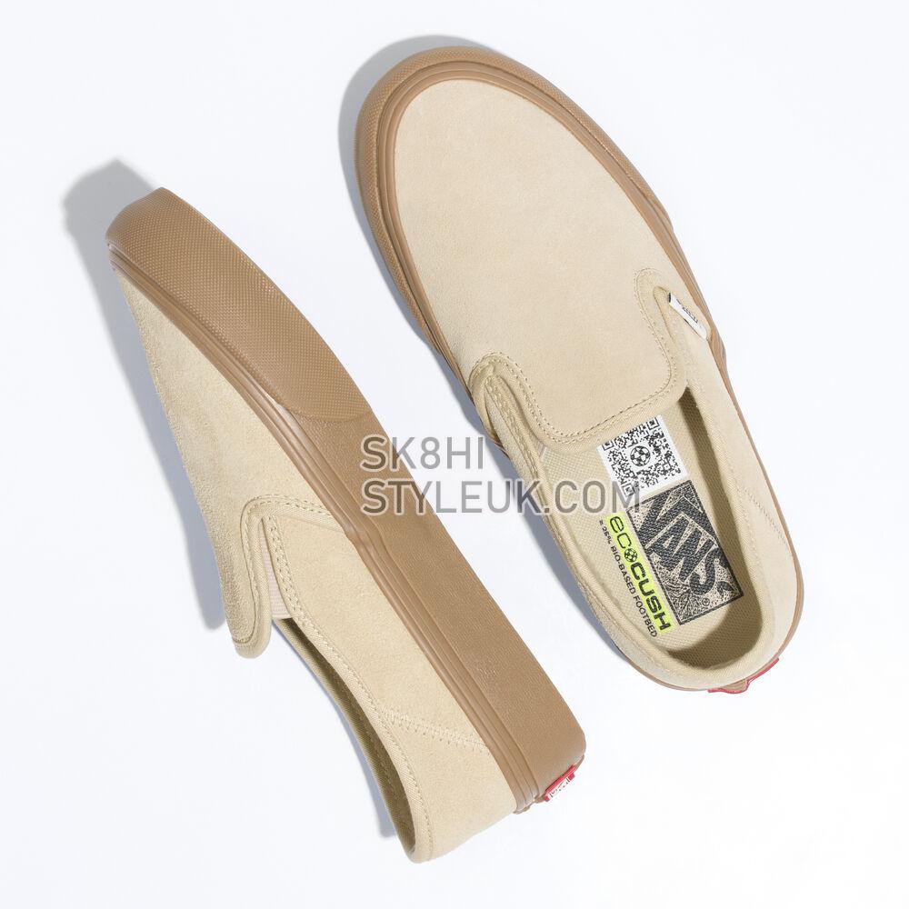 Vans Slip-On VR3 SF Mens Womens - Sherpa Khaki/Gum VN0A4BX85SM Shoes