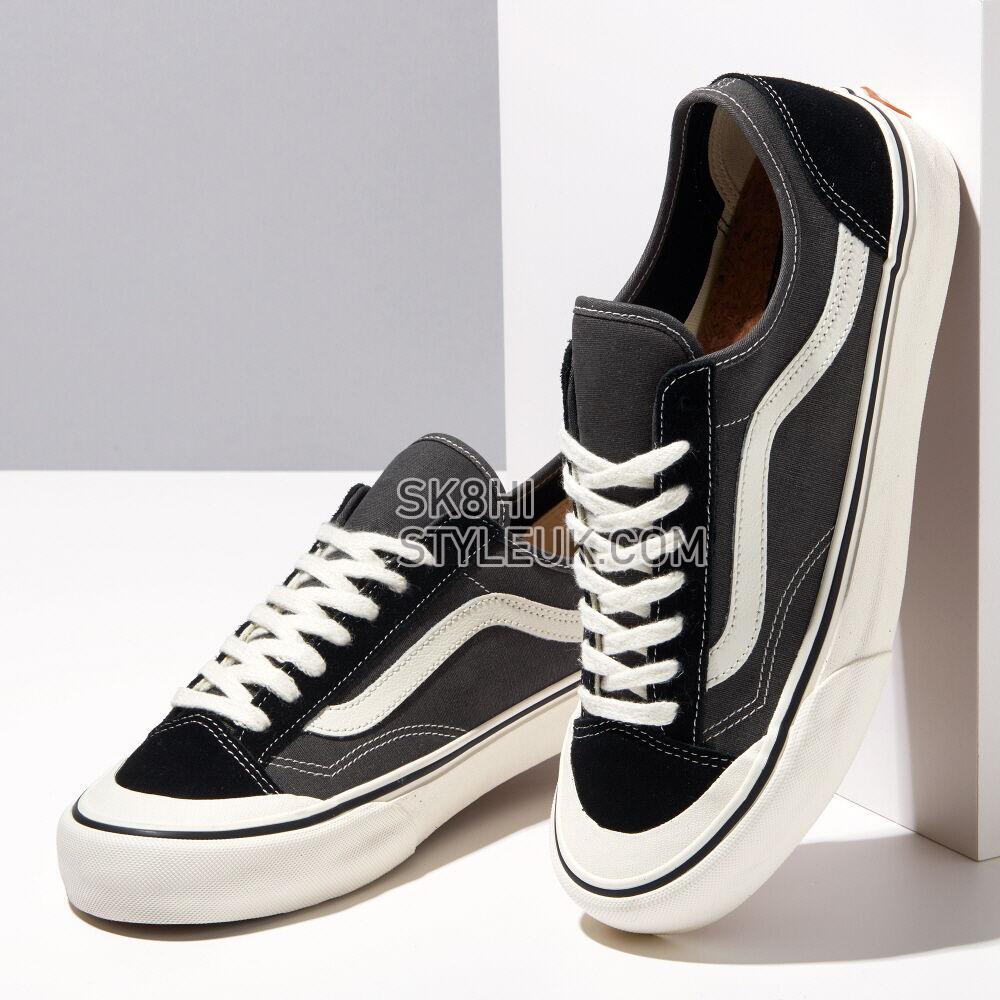 Vans Style 136 Decon VR3 SF Mens Womens - Salt Wash Black/Black/Marshmallow VN0A4BX9T5O Shoes