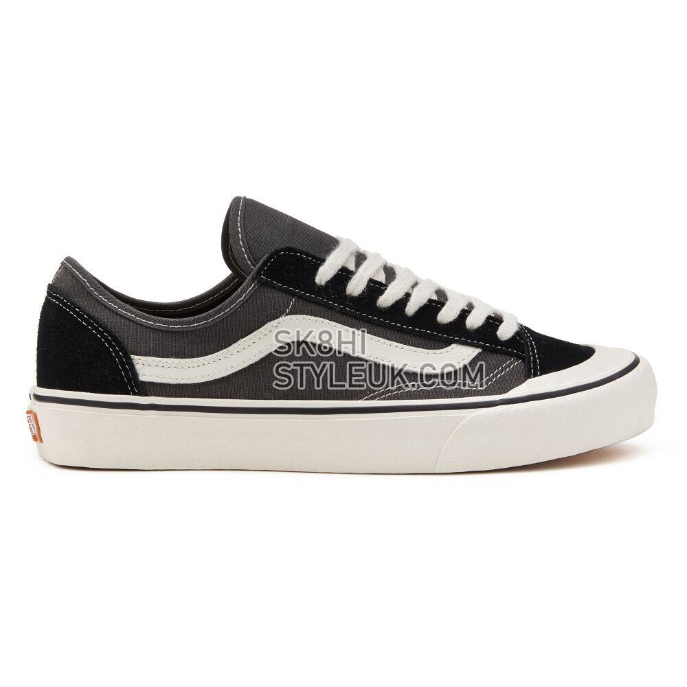 Vans Style 136 Decon VR3 SF Mens Womens - Salt Wash Black/Black/Marshmallow VN0A4BX9T5O Shoes