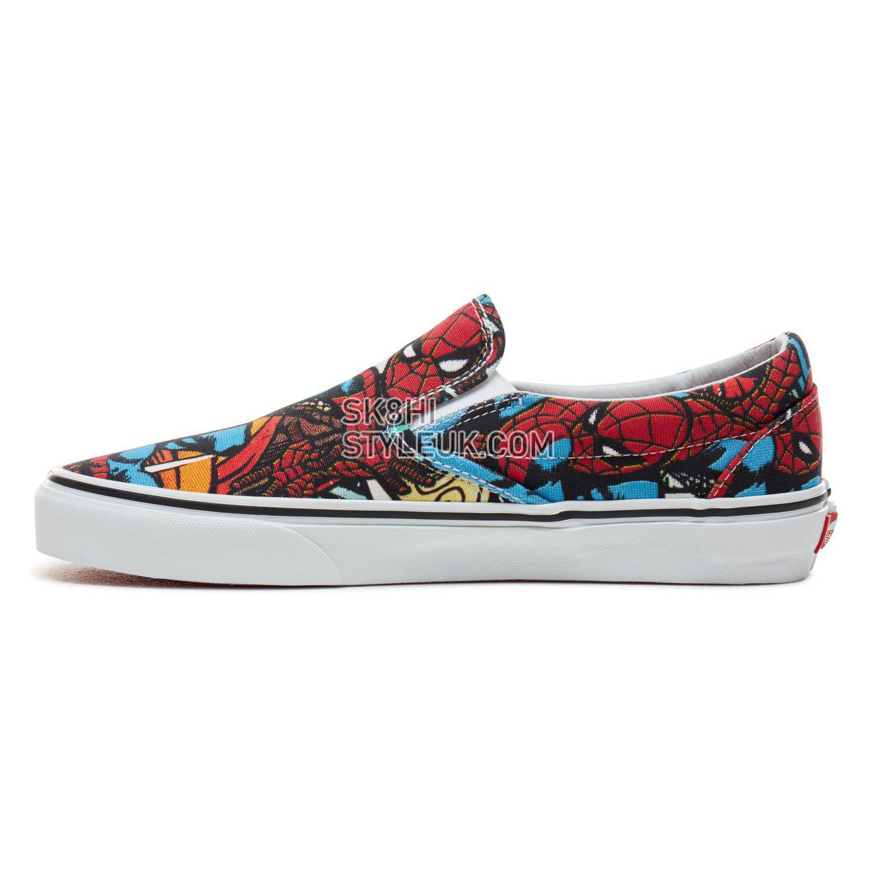 Vans X Marvel Classic Slip-On Classic Mens Womens - (Marvel) Spider-Man/Black VA38F79H7 Shoes