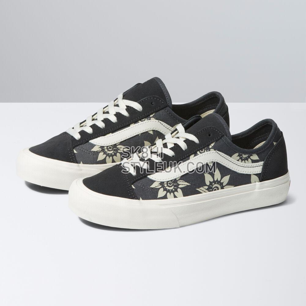 Vans Style 36 Decon VR3 SF Mens Womens - Trippy Floral Asphalt/Marshmallow VN0A5JMAQIY Shoes