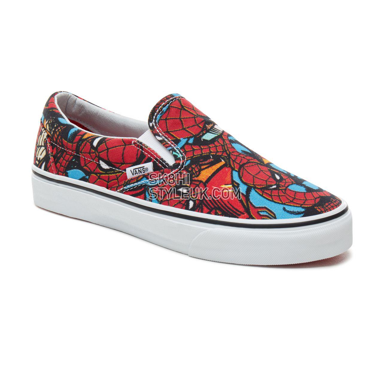 Vans X Marvel Classic Slip-On Classic Mens Womens - (Marvel) Spider-Man/Black VA38F79H7 Shoes