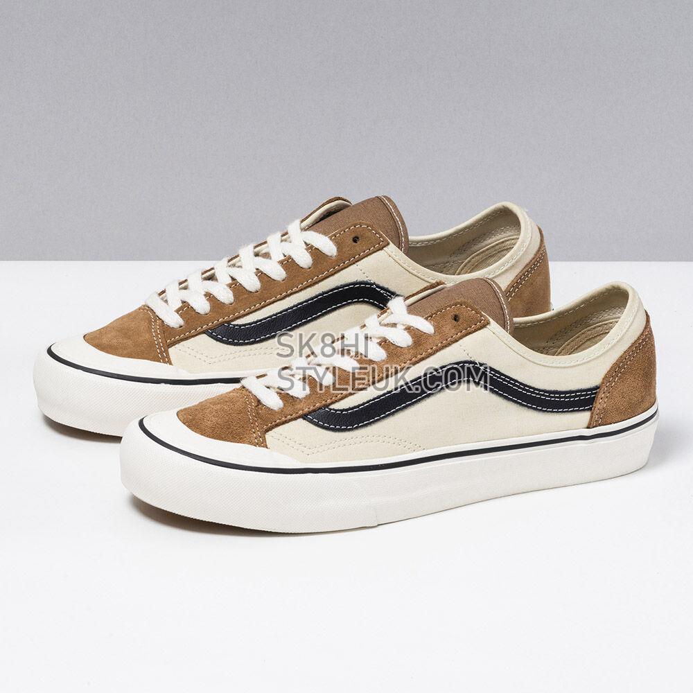 Vans Style 136 Decon VR3 SF Mens Womens - Salt Wash Tobacco Brown VN0A4BX9TBN Shoes