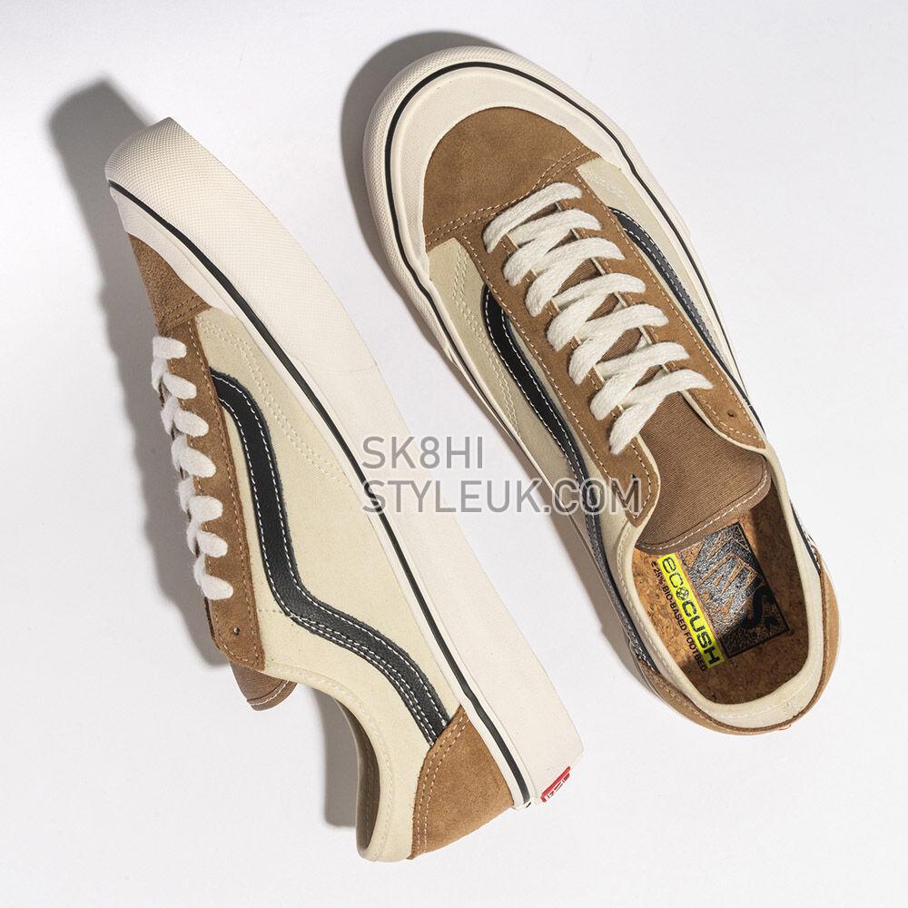 Vans Style 136 Decon VR3 SF Mens Womens - Salt Wash Tobacco Brown VN0A4BX9TBN Shoes