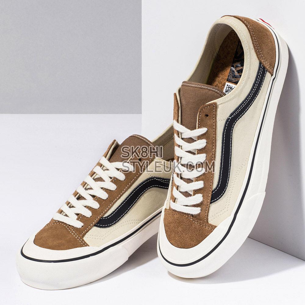 Vans Style 136 Decon VR3 SF Mens Womens - Salt Wash Tobacco Brown VN0A4BX9TBN Shoes