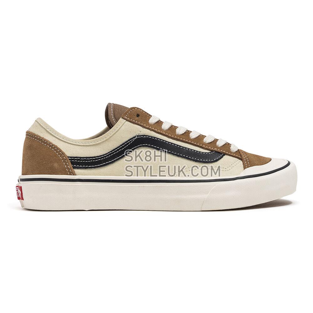 Vans Style 136 Decon VR3 SF Mens Womens - Salt Wash Tobacco Brown VN0A4BX9TBN Shoes